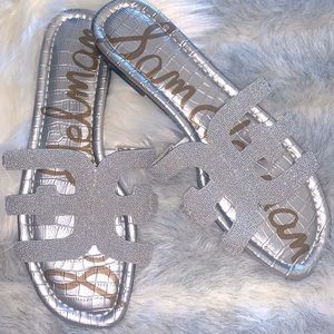 Sam Edelman bay silver sandals NWOT